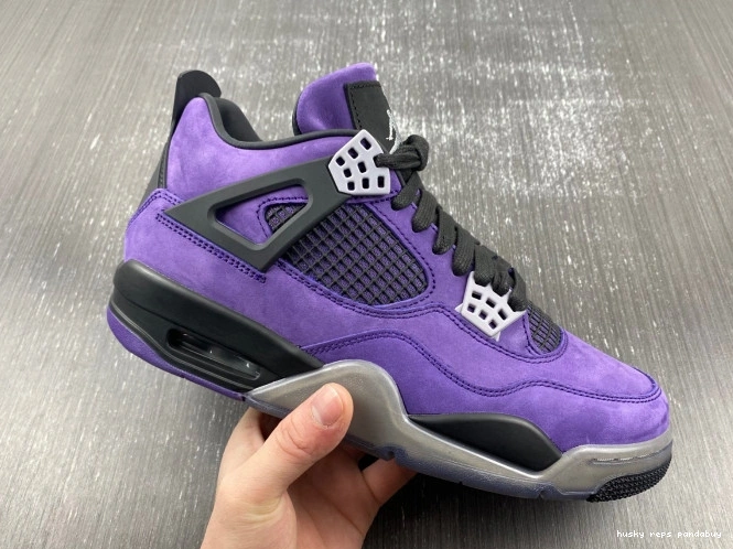 Rep Husky Purple x 4 Scott Suede Jordan Air Travis 0806